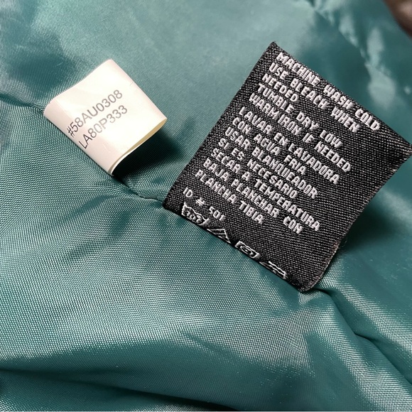 vintage NFL Philadelphia Eagles green white coat zip out fleece vest removable - Picture 12 of 14